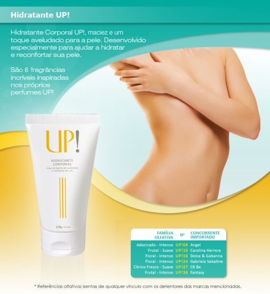 Creme Hidratante Corporal Intensy - UP! 27 - Ck Be